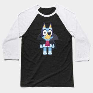 Halloween Bluey Vampire Baseball T-Shirt